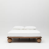 Zali Double Bed Walnut