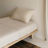 Organic Muslin Sheet Set Beige