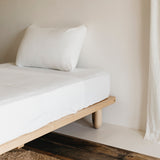 Organic Muslin Sheet Set Blanc