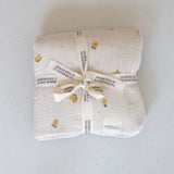Organic Cotton Baby Blanket Lemon