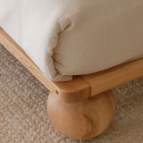 Zali King Single Bed Ashwood