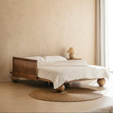 Zali Double Bed Walnut