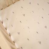 Organic Cotton Cot Sheet Lavender