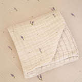 Organic Cotton Cot Sheet Lavender