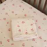 Organic Cotton Baby Blanket Posey