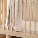 Organic Cotton Cot Sheet Lavender