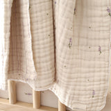Organic Cotton Baby Blanket Lavender