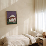 Organic Muslin Duvet Cover Set Lavender