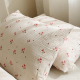 Organic Muslin Duvet Cover Set Posey