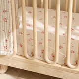 Organic Cotton Cot Sheet Posey