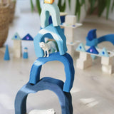 Gluckskafer Wooden Blocks - Blue Grotto