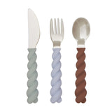 OYOY Mellow Cutlery Set Blue