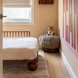 Zali King Single Bed Walnut