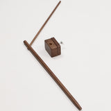 Mobile arm for baby cot in Walnut wood