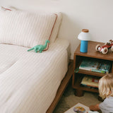 Hendrix Walnut Bedside Table