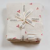 Organic Baby Blanket Strawberry Fields