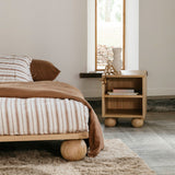 Zali Double Bed Ashwood