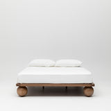 Zali Double Bed Walnut
