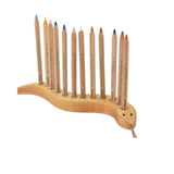 Drei Blatter Wooden Pencil Holder - Snake