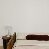 Organic Muslin Duvet Cover Set Red Stripe