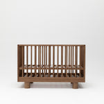 Solid Wood Walnut Baby Cot