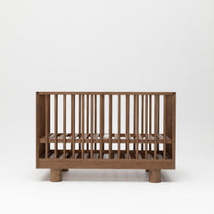 Solid Wood Walnut Baby Cot