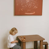 Hennie Kids Table Walnut
