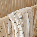 Organic Cotton Baby Blanket Sardines