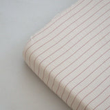 Organic Cot Sheet Red Stripe