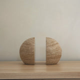 Travertine Stone Bookends
