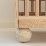 Travertine Ashwood Cot Legs