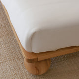 Muslin Duvet Cover Set Blanc