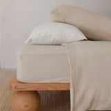 Muslin Duvet Cover Set Beige