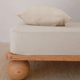 Muslin King Single Sheet Set Beige