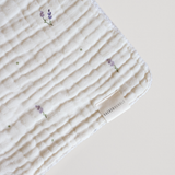 Organic Cotton Baby Blanket Lavender