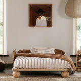Zali Double Bed Ashwood