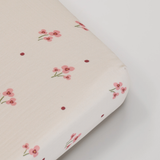 Organic Cotton Cot Sheet Posey