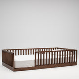 Zali Walnut Floor Bed - King Single