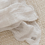 Hand-Loomed Linen Swaddle