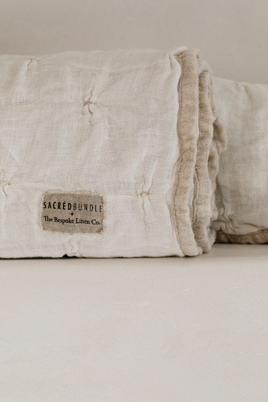 Hand-Loomed Linen Blanket