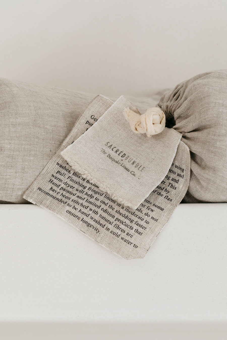 Hand-Loomed Linen Swaddle