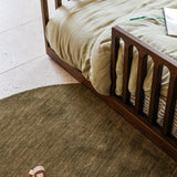 Zali Walnut Floor Bed - King Single