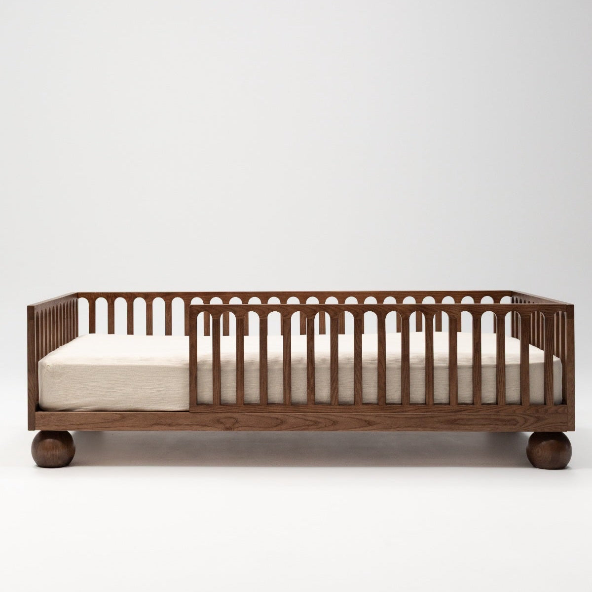 Zali Walnut Floor Bed Legs