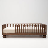 Zali Walnut Floor Bed Legs