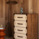 Myla Walnut Tallboy Buffet