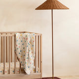 Organic Cotton Baby Blanket Boats