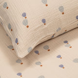 Organic Muslin Duvet Cover Set Balloons