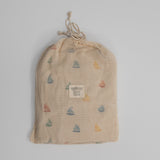 Organic Cotton Cot Sheet Boats