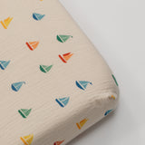 Organic Cotton Cot Sheet Boats