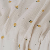 Muslin Duvet Cover Set Lemon